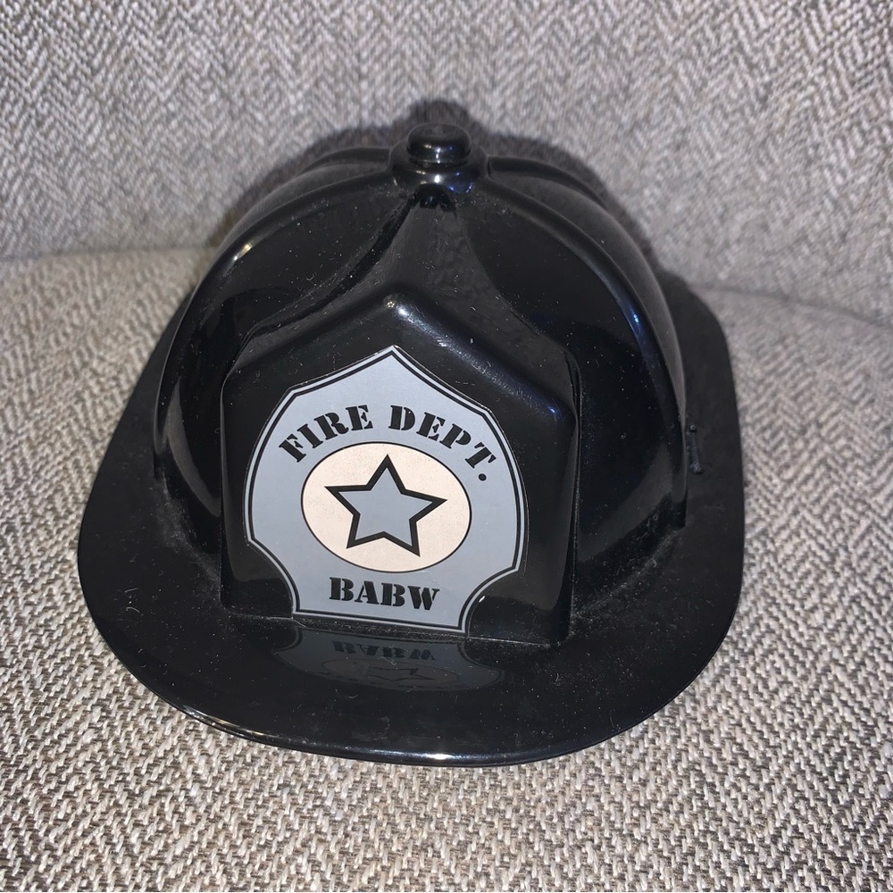 Build a Bear Firefighter Fireman Hat Black Replacement Hard To  Find